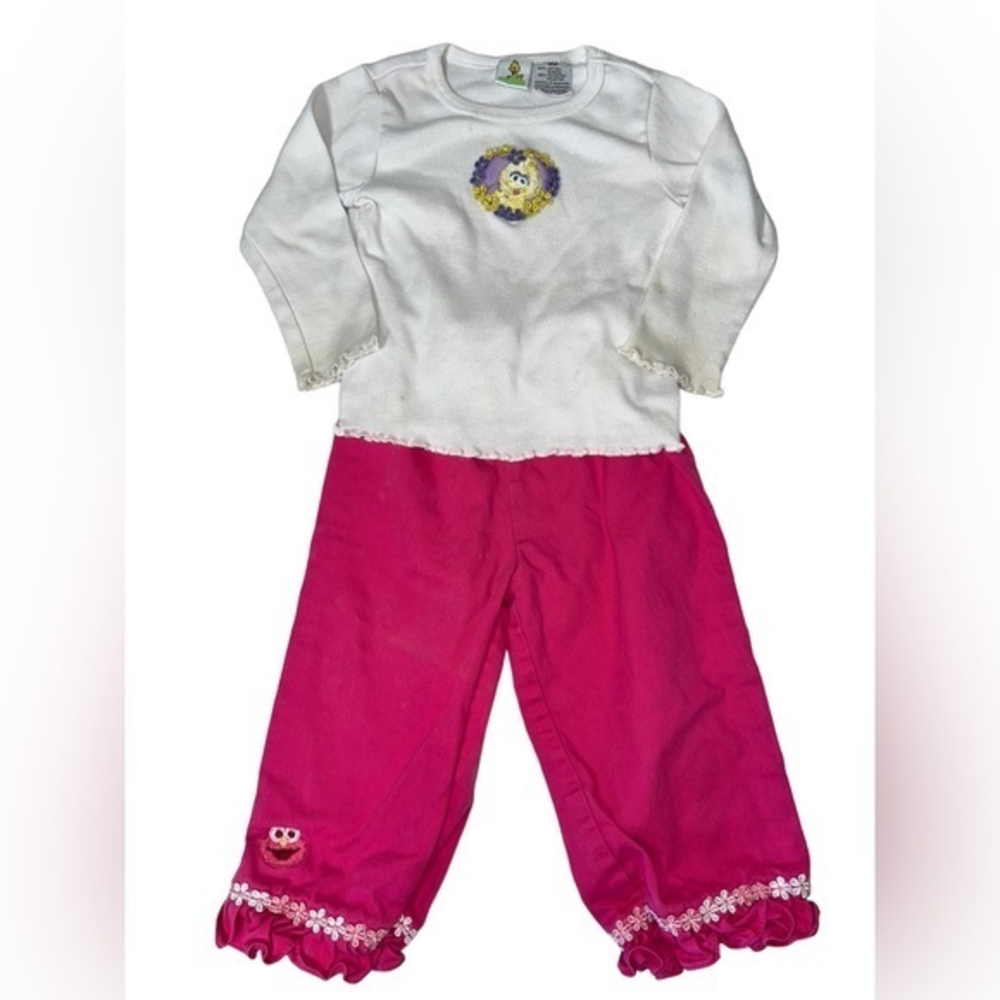 Vintage Sesame Street infant girls outfit size‎ 18m